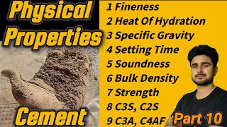 😱क्या आपको ये पता है। 🧐Physical Properties of Cement👷‍♂️Interview मैं जरूर पूछते है।