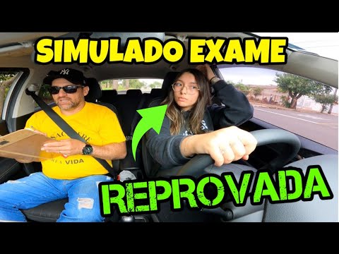 FAILED THE 2025 DETRAN PRACTICAL SIMULATION TEST - SEE THE FAULTS!!! (Gabriela) #CNH #DRIVINGSCHO...