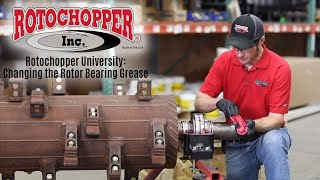 Video Thumbnail for Rotochopper University: How to Change the Rotor Bearing Grease on a Rotochopper Grinder