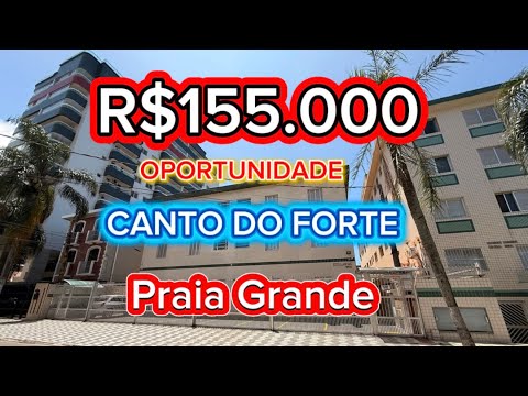 R$155,000 | CANTO DO FORTE, Praia Grande | 300 m from the SEA | 1st floor | OPPORTUNITY