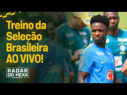 AO VIVO: TREINO DA SELEÇÃO BRASILEIRA PARA O JOGO CONTRA O HAITI NA COPA DO MUNDO