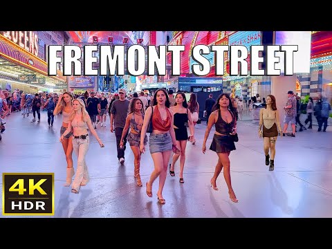 Fremont Street Las Vegas Midnight Walk - September 2025 - Downtown Las Vegas