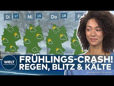 WETTER IN DEUTSCHLAND: Frühling? Von wegen! Jetzt drohen Gewitter, Regen und Temperatursturz!