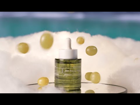 KORRES Santorini Grape Velvet Skin Drink Product Shoot