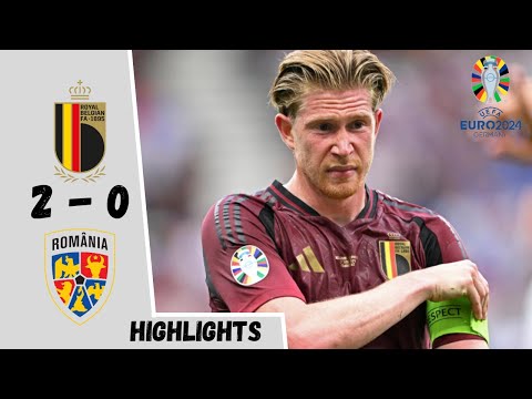 Belgium vs Romania | All Goals & Highlights | EURO 2024 | 22/06/24