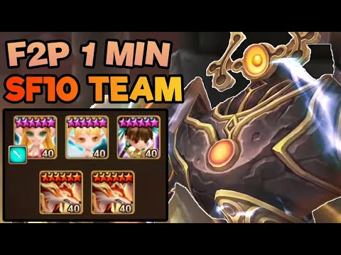 F2P SF10 Team | Eiserne Festung UG10 FreeToPlay Team | Summoners War