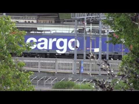 Treni a Monza - E484 SBB con merci minimo (1 carro) - 23/05/2014