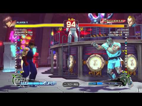reflections- [Guy] vs piccolo48 [Abel] SSF4 AE ver.2012 Japanese Online Ranked Matches