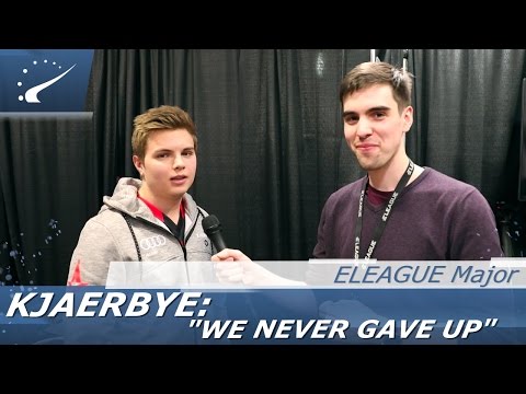 Kjaerbye: "We never gave up" - ELEAGUE Major 2017