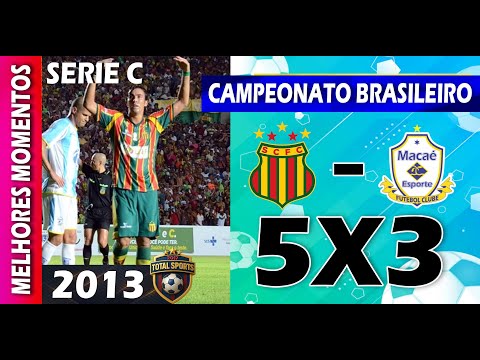 SAMPAIO CORRÊA 5X3 MACAÉ - RJ  |  QUARTAS FINAL - CAMPEONATO BRASILEIRO SERIE C 2013
