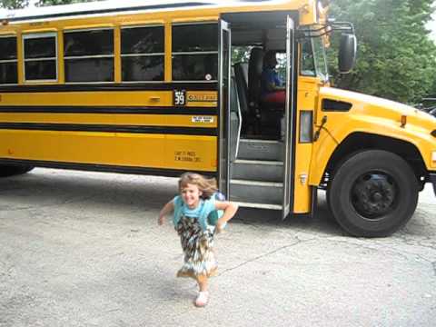 Vanessa's first bus ride home from school