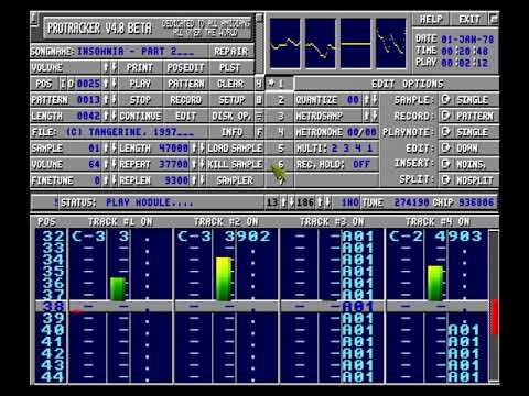Amiga music: Insomnia 1 and 2 by Tangerine