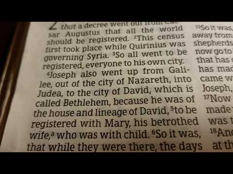 Bible Reading - Luke 2:4 - 7