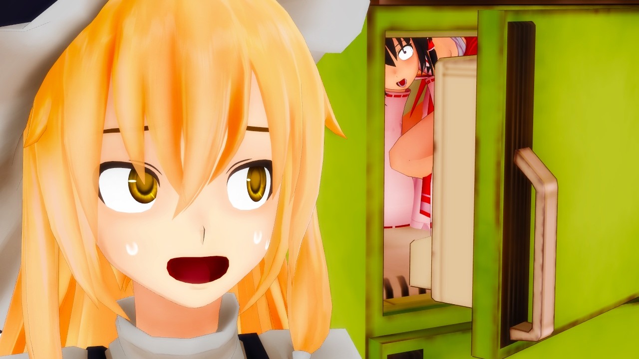 密室！？霊夢どこいった【東方MMD紙芝居】