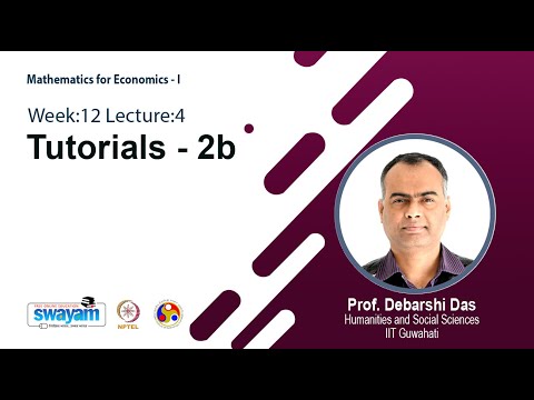 Mathematics for Economics I