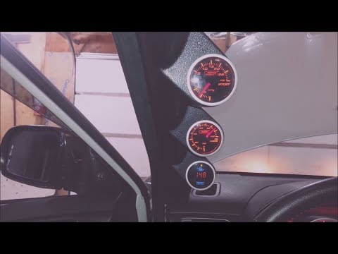 WRX gauges triple pillar pod install