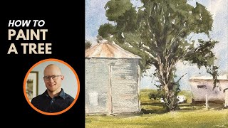 Painting a Watercolor Tree - In 3 Steps