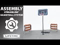 Lifetime Streamline Basketball System Lifetimes Assembly Video