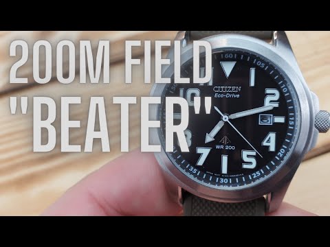 Citizen E111-5039983  I  Solar 200m Field Watch For Under $100 I  A Great Beater Watch