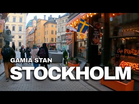 Stockholm 2, Sweden 🇸🇪 • Walking Tour • Gamla Stan (Old Town) •