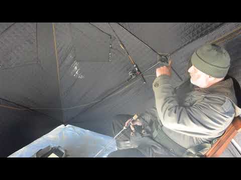 Kalastus pilkkiteltassa jenkkityyliin