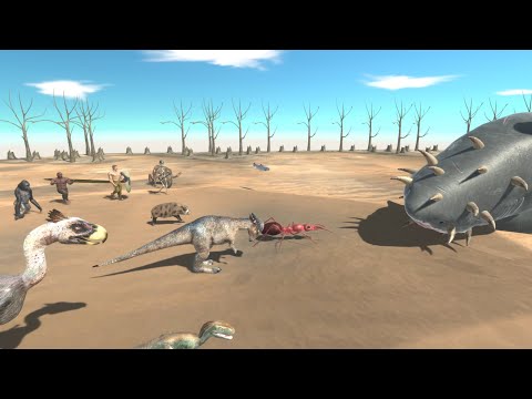 Weakest Team vs One Aquatics and Reptiles Unit Animal Revolt Battle Simulator