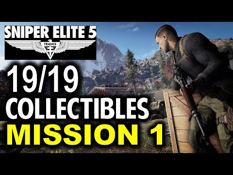 Mission 1 The Atlantic Wall: All 19 Collectibles Location Guide | Sniper Elite 5