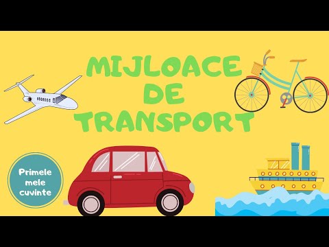 Primele mele cuvinte - Mijloace de transport