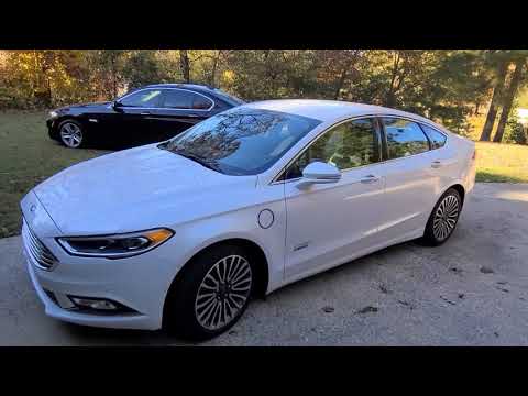 Thumbnail for 2017 2018 Ford Fusion Energi Hybrid Titanium Atkinson 2.0 4 cyl POV test drive 0-60 highway review by Ford Fusion Hybrid