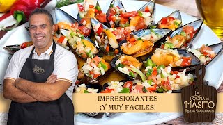 Vas a alucinar lo fáciles que son de hacer estos Mejillones a la vinagreta