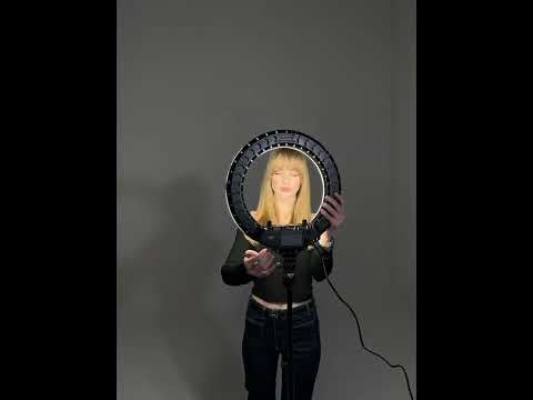 фото кольцевая led лампа rl 36, 45, 55 см со штативом 2м и креплением для телефона 2м rl-14, rl-18, rl-21 0