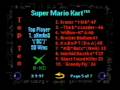 Xband Super Mario Kart Rankings