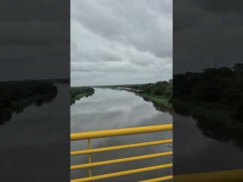 Rio Magdalena a la altura del puente de santa ana magdalena.