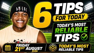 FOOTBALL PREDICTIONS TODAY 21/08/2026 SOCCER PREDICTIONS TODAY | BETTING TIPS, #footballpredictions