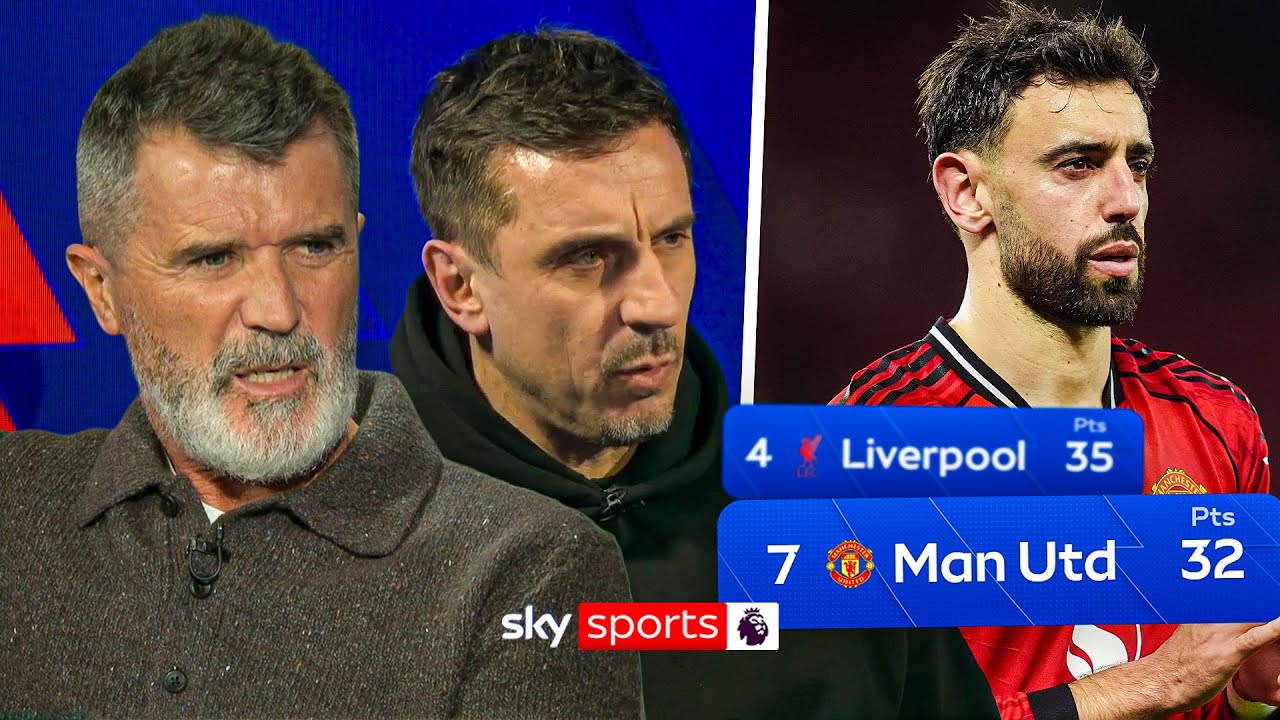 Will Liverpool finish above Manchester United this season? 👀 Keane, Neville & Sturridge discuss
