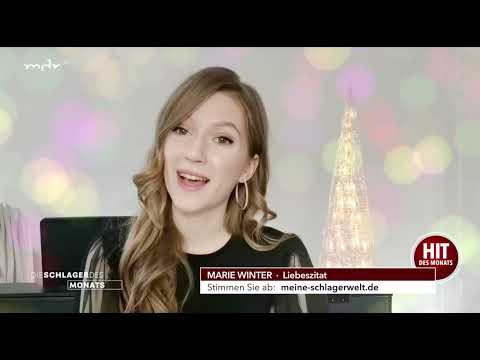Marie Winter beim "Hit des Monats" auf MDR (4.02.22)