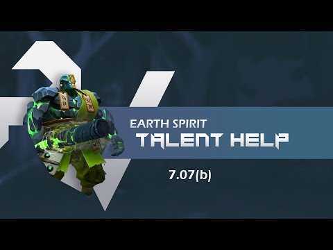 7.07b--DOTA 2-- Earth Spirit Talent Help!. RobotVice Style