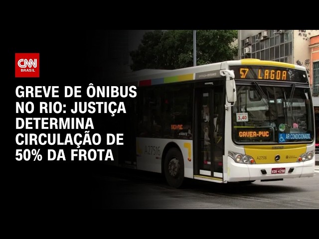 Rio de Janeiro amanhece com greve de motoristas de ônibus | CNN NOVO DIA