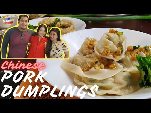 Chinese Pork Dumplings | 猪肉饺子 | Pangsit daging babi