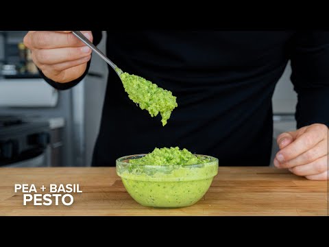 This Yummy Frozen Pea Pesto Recipe Blew My Socks Off!