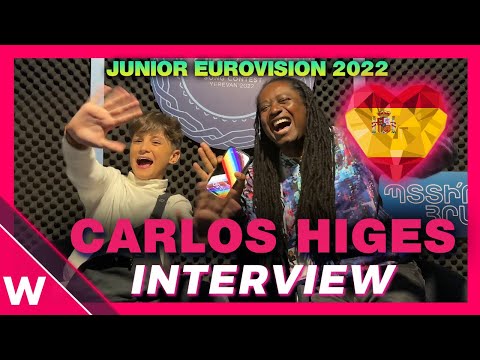 Carlos Higes "Señorita" (Spain) | Junior Eurovision 2022 interview after second rehearsal
