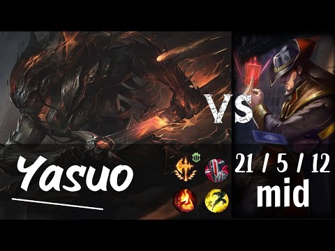 Quid Yasuo MID vs Twisted Fate - Challenger Replay KR