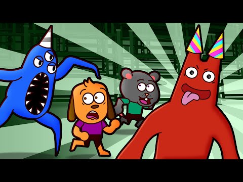 Dogo e Ratch em Garten of Banban 2 - Parte 1 | A creche do Banban | Animação