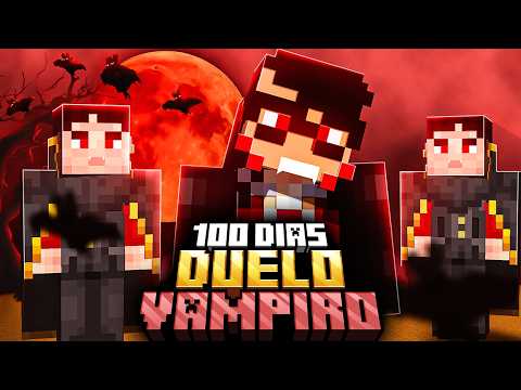 Sobrevivi 100 dias em um DUELO como VAMPIRO no Minecraft - O FILME