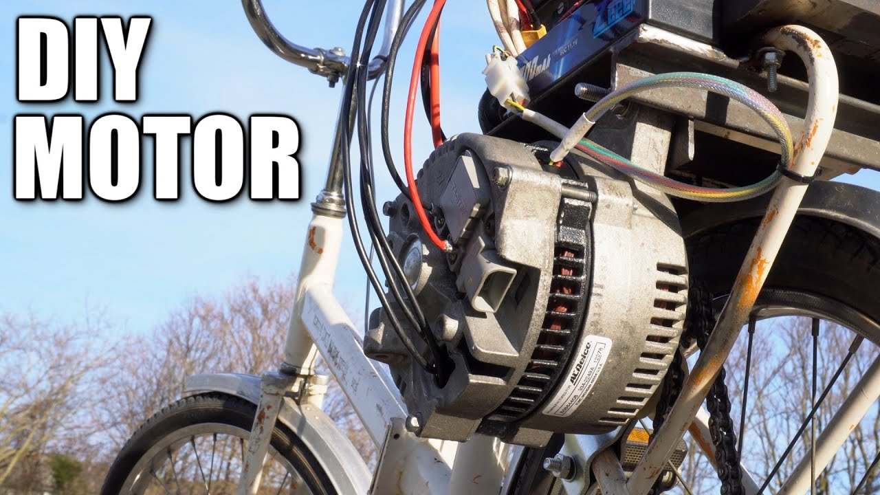 Building an Alternator Powered Bike