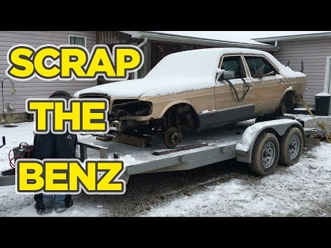 Scrapping my cheap $330 Mercedes Benz W126 S-Class