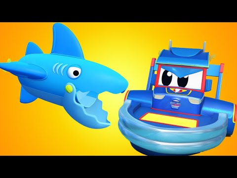 Crtići sa autima za djecu -  Najbolji crtani MORSKI PAŠ - Super Kamion u Auto Gradu !