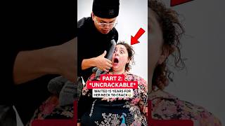SHE WENT *CROSS-EYED* AFTER THIS ADJUSTMENT‼️ #chiropractic #backpain #neckpain #trending