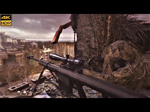 Pripyat ,Outskirts (Ukraine) | All Ghillied Up | One shot, One Kill | Modern Warfare Remastered - 4K