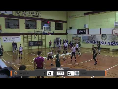 BBBL boys U15 SKM Grizliai 2005 vs Tukums 2005